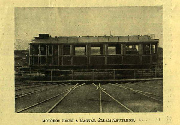 Az MWG által gyártott motorkocsik. Vasárnapi Újság 1905. 48. szám