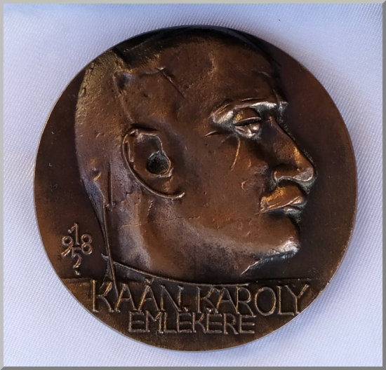 Kaán Károly emlékérem