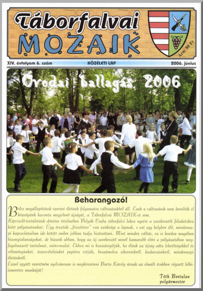 Táborfalvai MOZAIK 2006. június - 2015. február