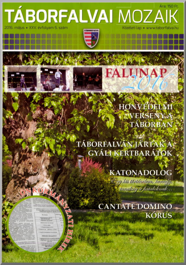 Táborfalvai MOZAIK 2016-