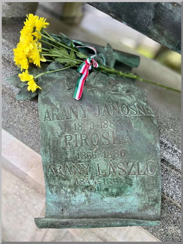 Arany László sírja (tervezte: Stróbl Alajos)