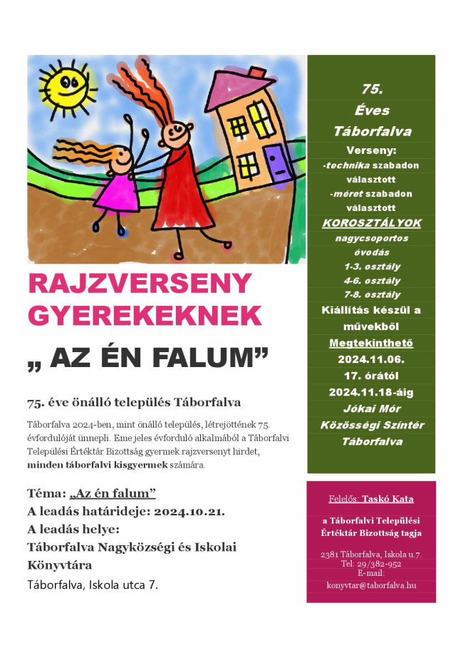 "Az én falum" - Rajzverseny