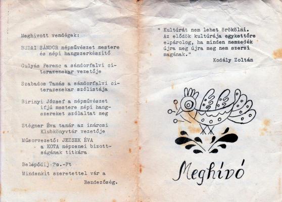 Idén negyven éves a Népzenei Együttes