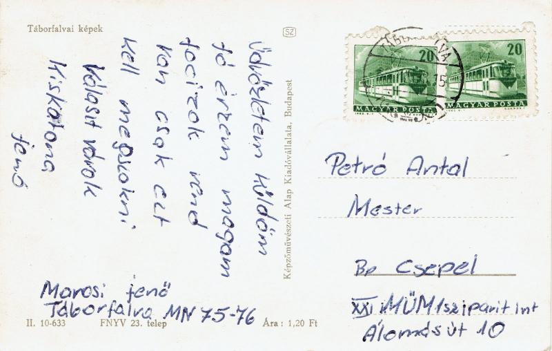 Táborfalva az 1960-as években