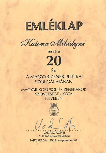 Életutak - Katona Mihályné Ulicska Erzsébet