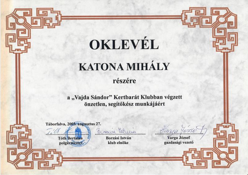 Életutak - Katona Mihályné Ulicska Erzsébet