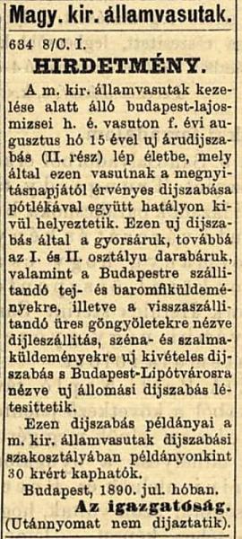 A lajosmizsei vasútvonal története 2. rész