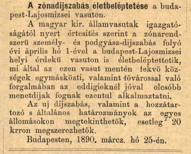 A lajosmizsei vasútvonal története 2. rész