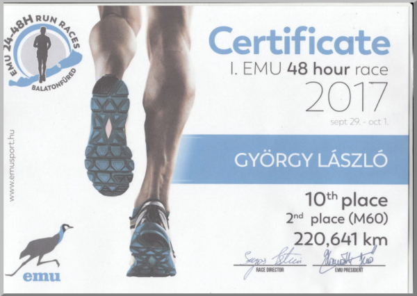 György László ultrafutó