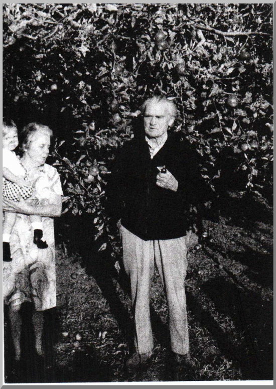 Matyófalvi Ferenc és felesége, az utolsó almaszüret (1982. október)