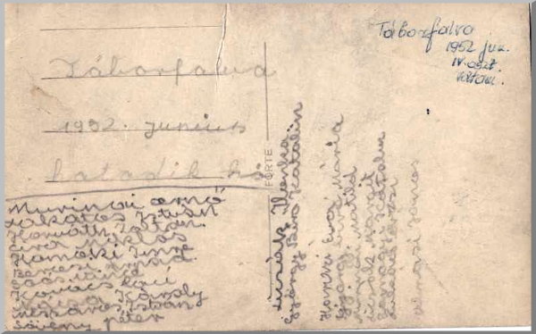 Örkénytábor, 1952. hatodik hó, 4. osztály