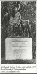 Örkény vitéz szobra